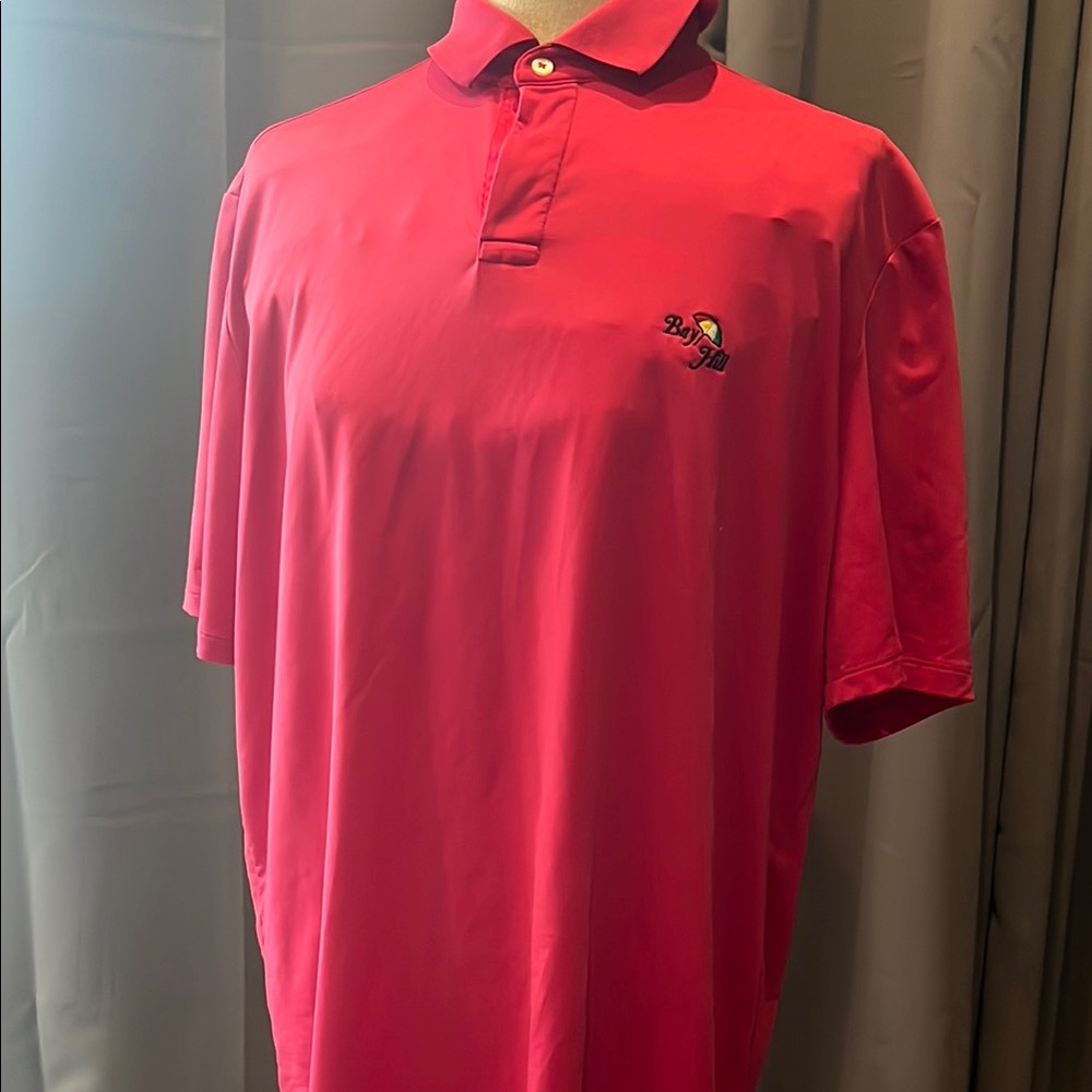 RLX Polo Red Shirt with Classic Collar